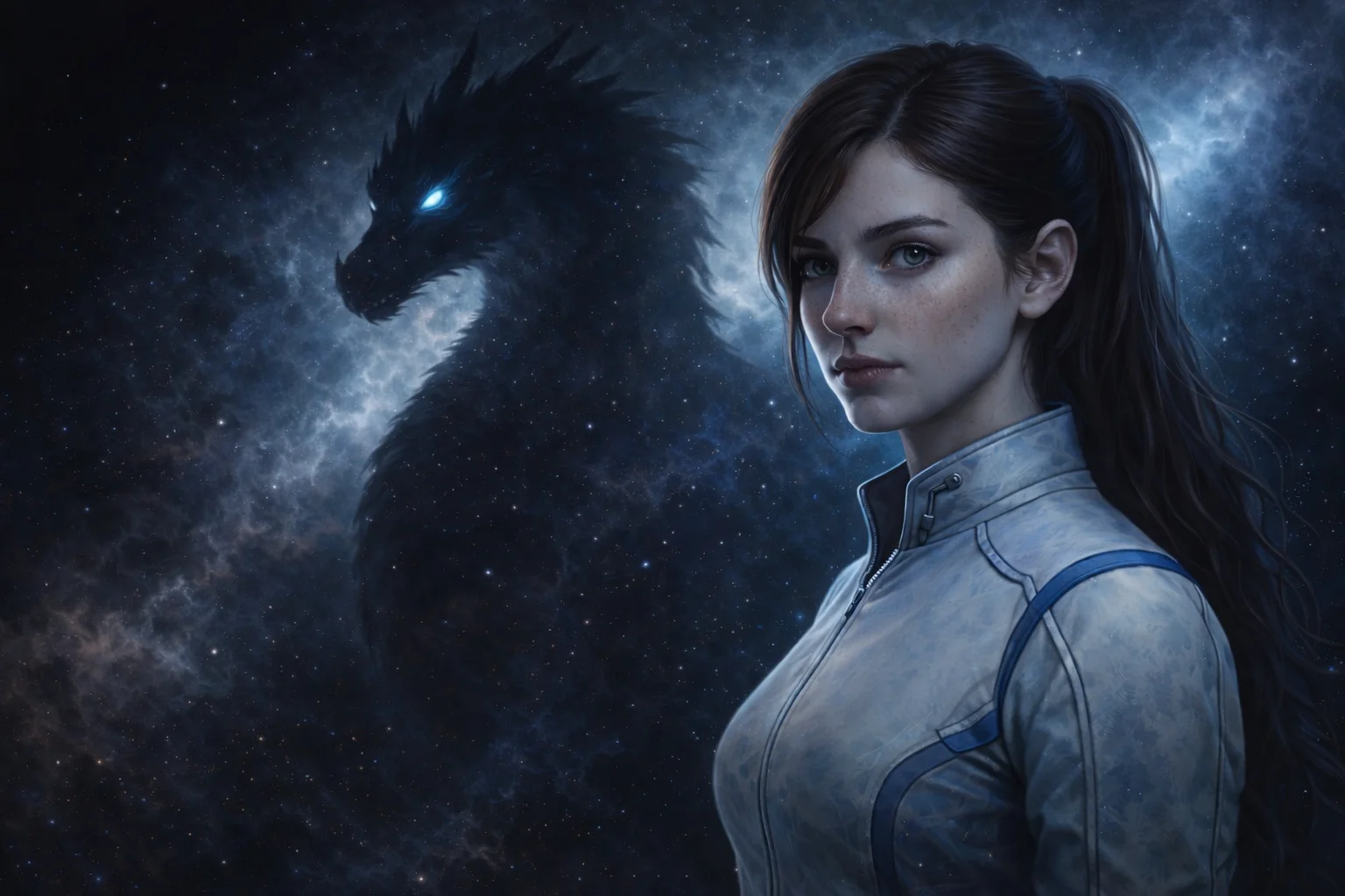 Amber, protagonista de la novela de fantasía Tras el Velo de la Realidad - Saga En Busca del Heredero de Beatriz Triguero Tirado